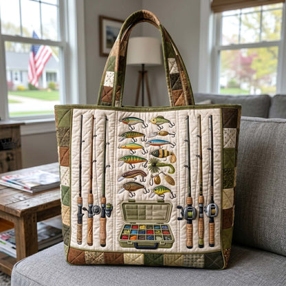 Reel Life Quilted Tote Bag GFTOTP18685