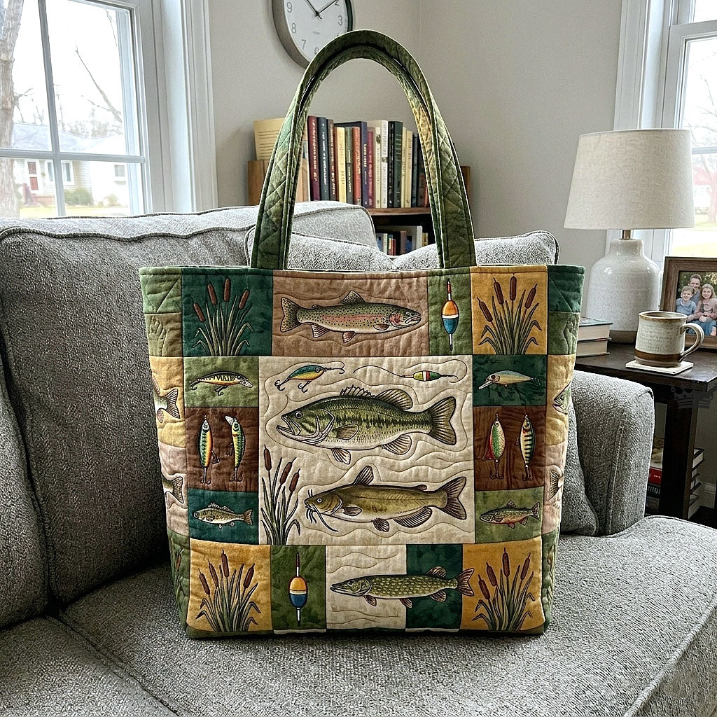 Reel Life Quilted Tote Bag GFTOTP18686