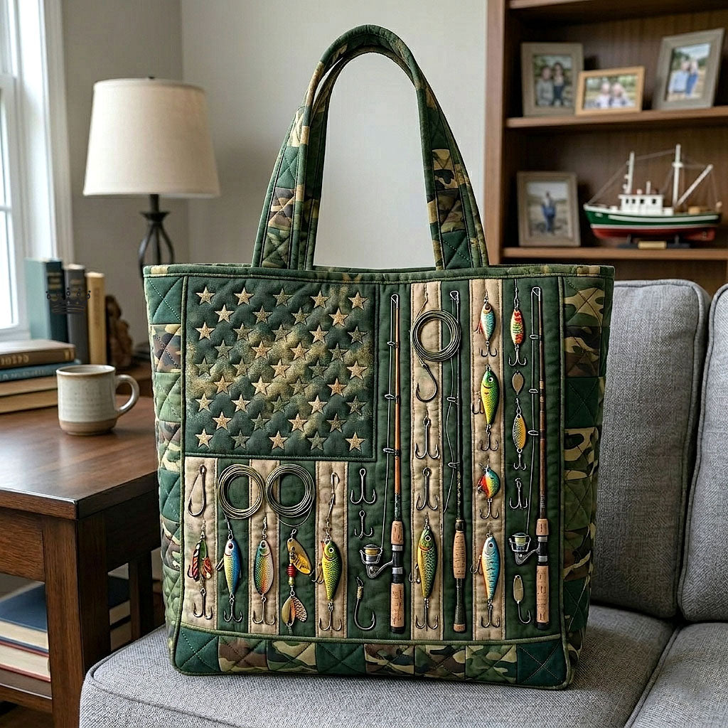Freedom Hook Quilted Tote Bag GFTOTP18687
