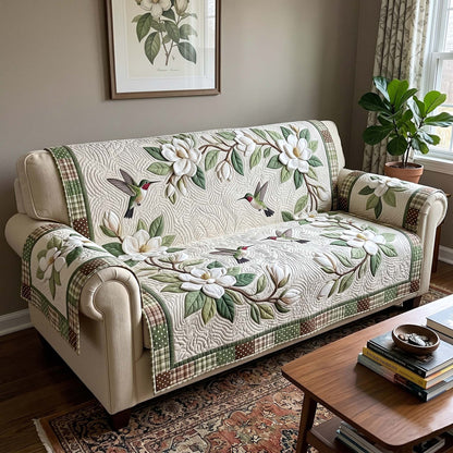 Magnolia Grace Quilted Sofa Cover GFTOTP18737