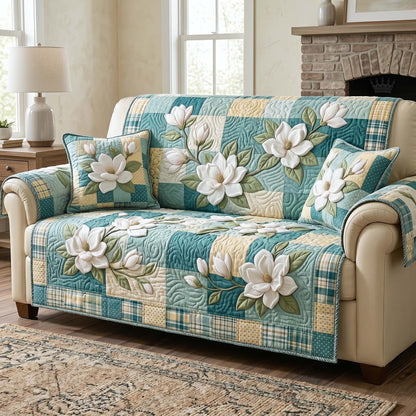 Magnolia Grace Quilted Sofa Cover GFTOTP18739