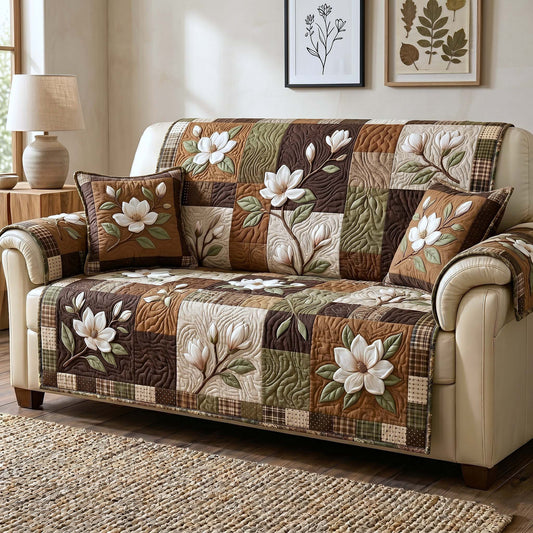 Magnolia Grace Quilted Sofa Cover GFTOTP18740
