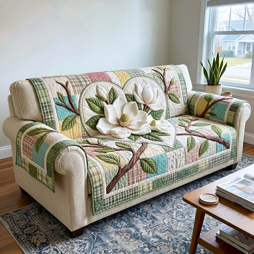 Magnolia Grace Quilted Sofa Cover GFTOTP18742