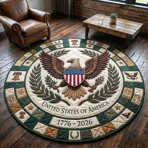 Heritage Patch Quilted Round Mat GFTOTP18743