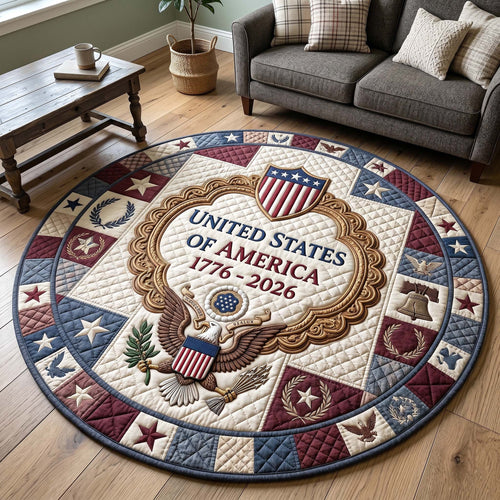 Heritage Patch Quilted Round Mat GFTOTP18744