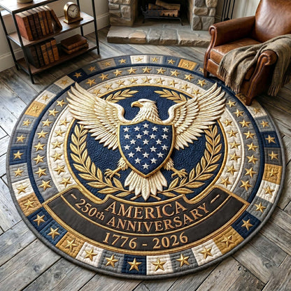 Heritage Patch Quilted Round Mat GFTOTP18747