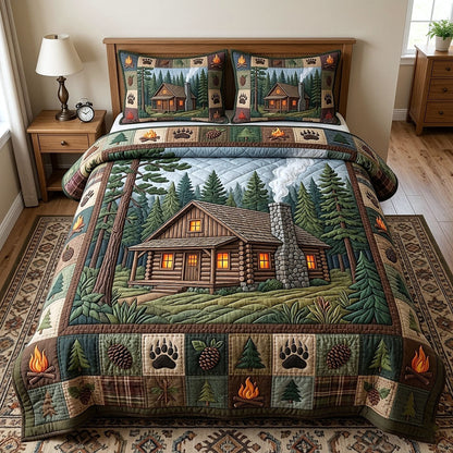 Cabin Retreat 3-Piece Quilted Bedding Set GFTOTP18759