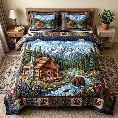 Cabin Retreat 3-Piece Quilted Bedding Set GFTOTP18762