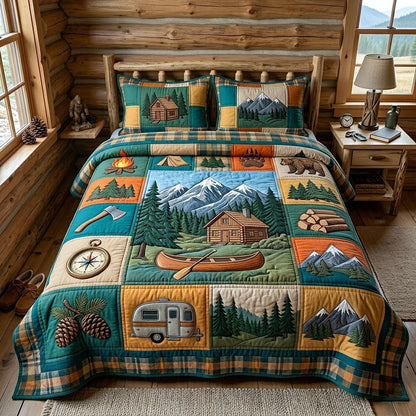 Cabin Retreat 3-Piece Quilted Bedding Set GFTOTP18763