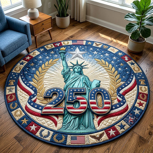 Heritage Patch Quilted Round Mat GFTOTP18771