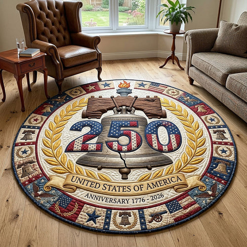 Heritage Patch Quilted Round Mat GFTOTP18773