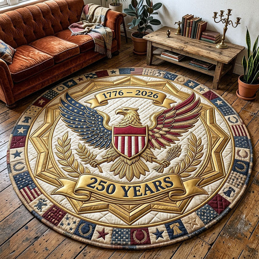 Heritage Patch Quilted Round Mat GFTOTP18775
