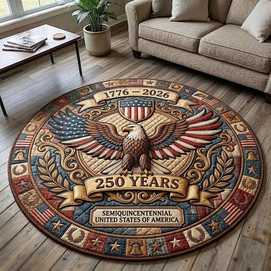 Heritage Patch Quilted Round Mat GFTOTP18776
