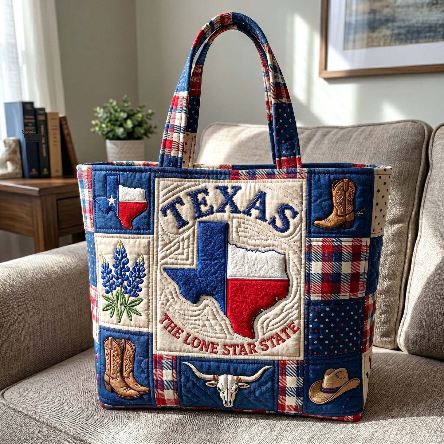 Texas Pride Quilted Tote Bag GFTOTP18856