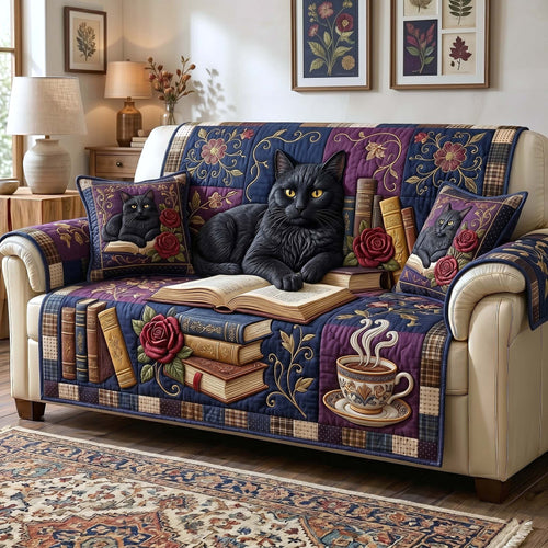 Reading Nook Quilted Sofa Cover GFTOTP18872