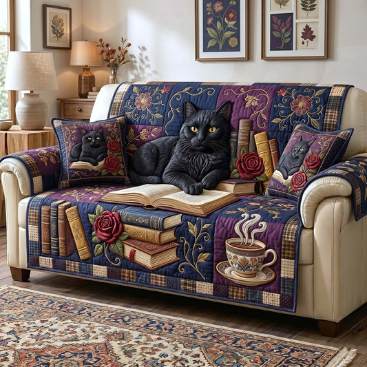 Reading Nook Quilted Sofa Cover GFTOTP18872