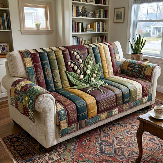 Reading Nook Quilted Sofa Cover GFTOTP18875