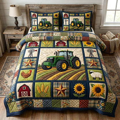Farmhouse Charm 3-Piece Quilted Bedding Set GFTOTP18890