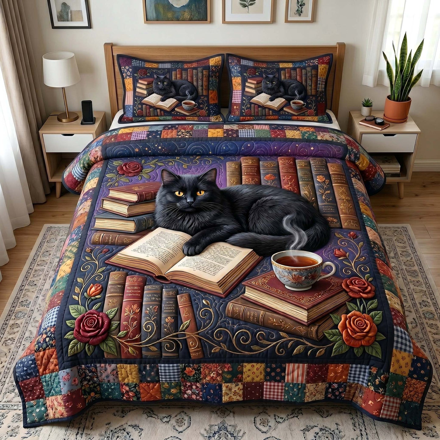 Reading Nook 3-Piece Quilted Bedding Set GFTOTP18899
