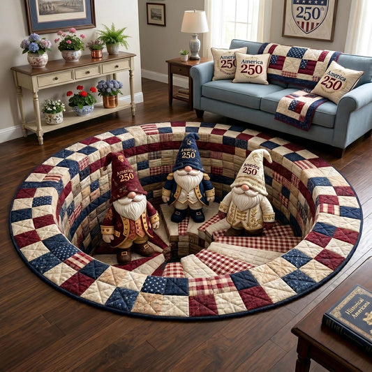 Patriotic Legacy Quilted Round Mat GFTOTP18961