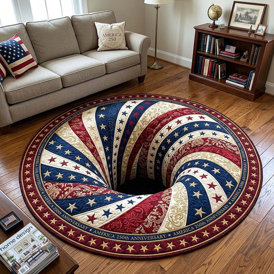 Patriotic Legacy Quilted Round Mat GFTOTP18963