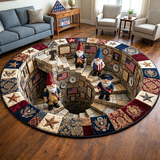 Patriotic Legacy Quilted Round Mat GFTOTP18965