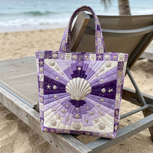 Coastal Whisper Quilted Tote Bag GFTOTP18975