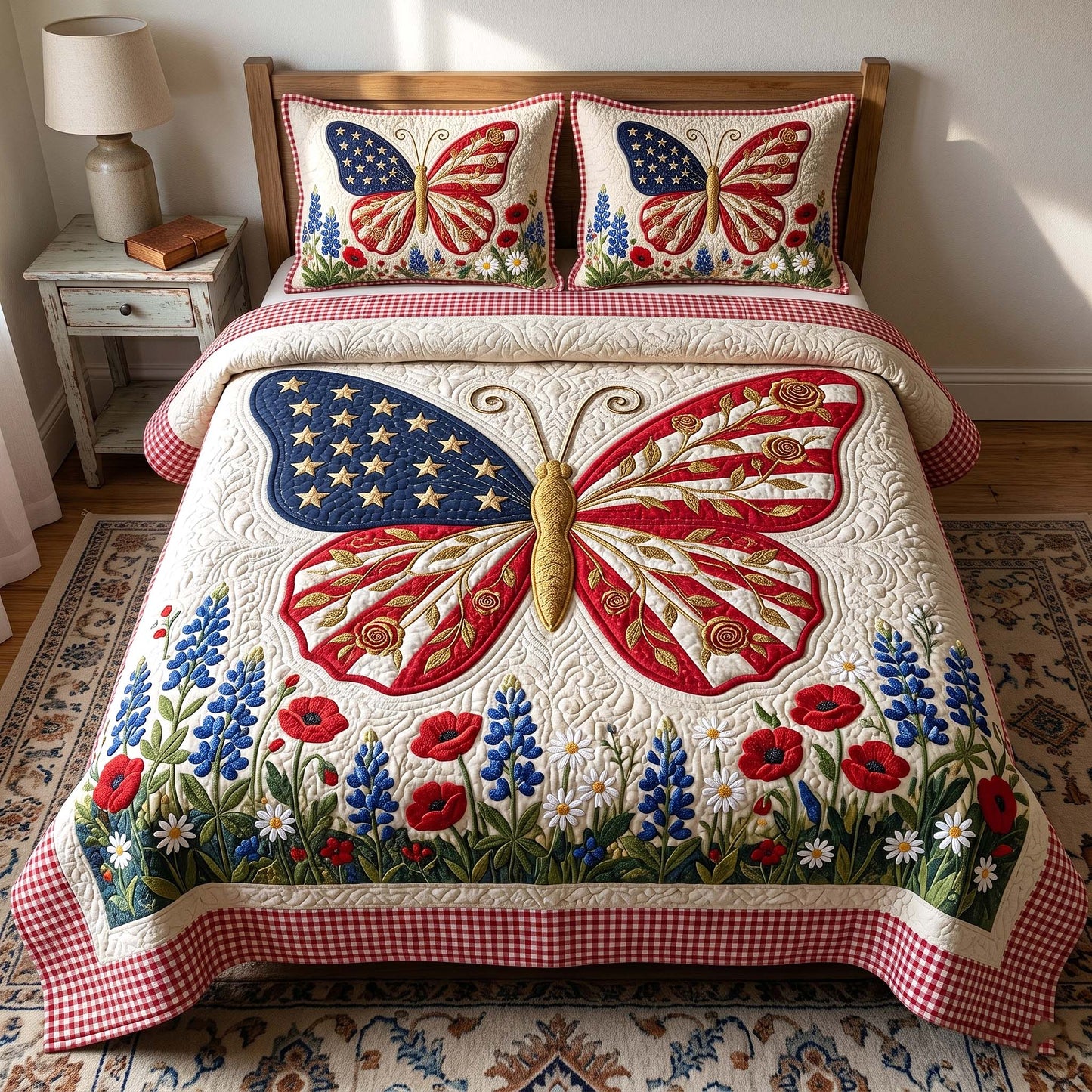 Liberty Garden 3-Piece Quilted Bedding Set GFTOTP19016