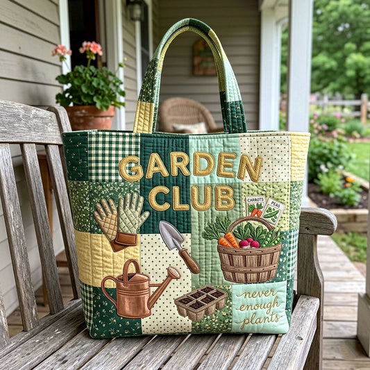 Garden Therapy Quilted Tote Bag GFTOTP19055