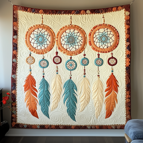 Southwest Spiritual Dreamcatcher Quilted Blanket GFTOTP1909