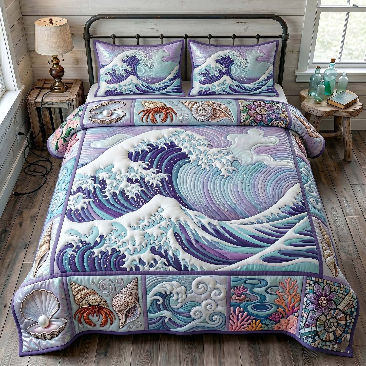 Ocean Tide 3-Piece Quilted Bedding Set GFTOTP19135