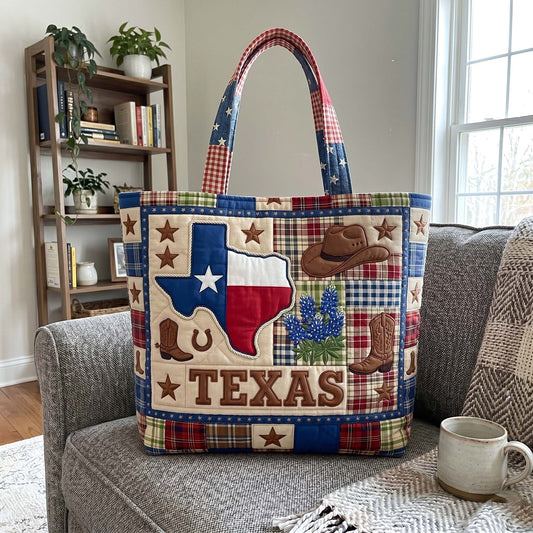 Bluebonnet State Quilted Tote Bag GFTOTP19158