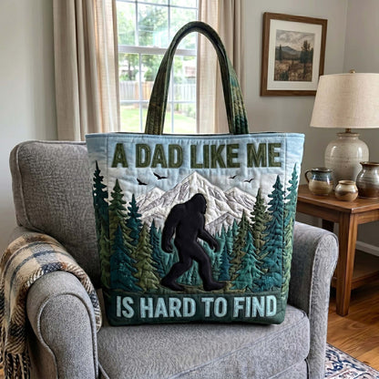 Sasquatch Dad Quilted Tote Bag GFTOTP19197