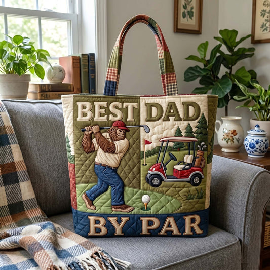 Sasquatch Dad Quilted Tote Bag GFTOTP19201