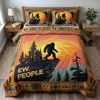 Mystic Sasquatch 3-Piece Quilted Bedding Set GFTOTP19209