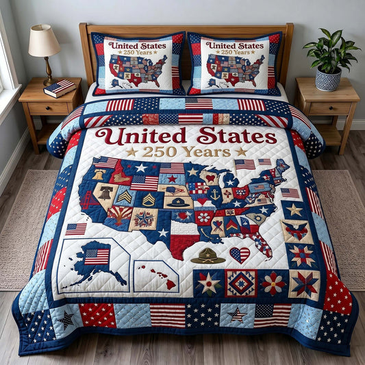 Liberty Legacy 3-Piece Quilted Bedding Set GFTOTP19258
