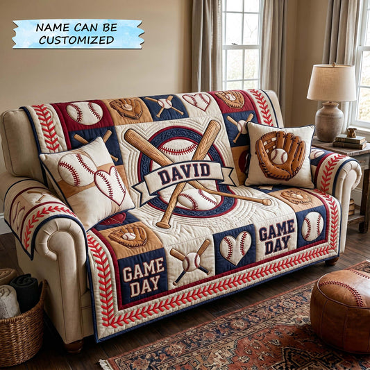 Game Day Quilted Sofa Cover QTCUZ GFTOTP19341