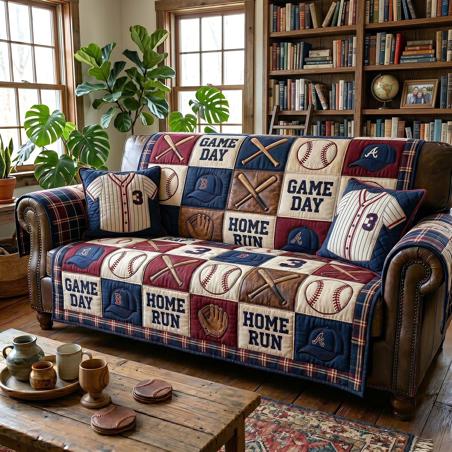 Game Day Quilted Sofa Cover GFTOTP19342