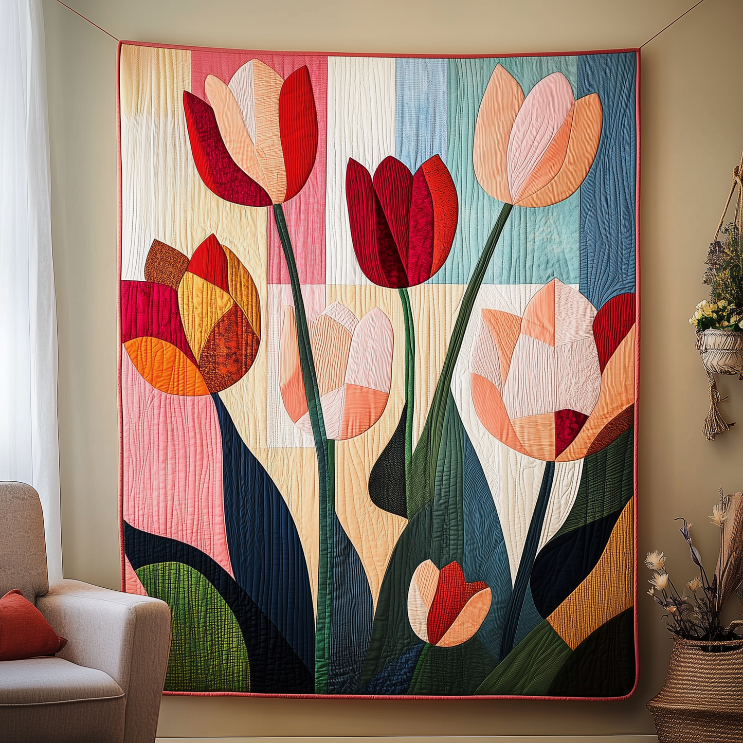 Tulip Serenity Quilted Blanket GFTOTP1934