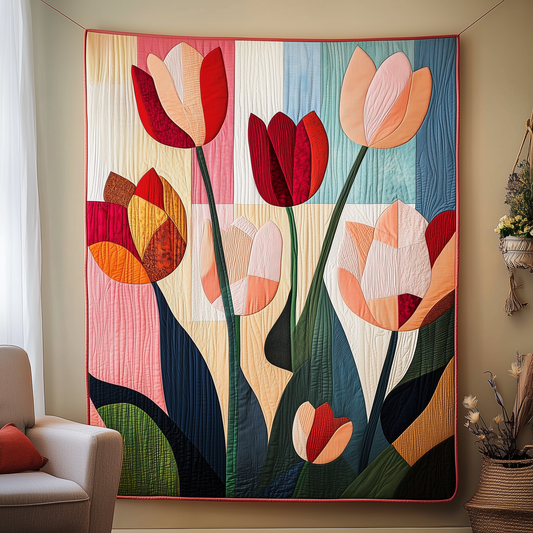 Tulip Serenity Quilted Blanket GFTOTP1934