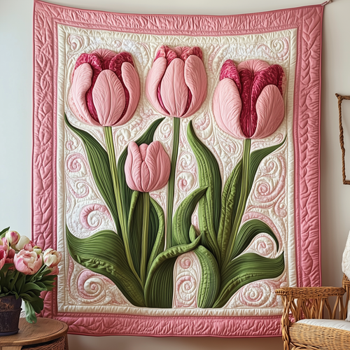 Tulip Serenity Quilted Blanket GFTOTP1936