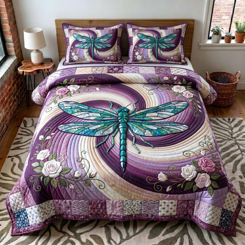 Serenity Wings 3-Piece Quilted Bedding Set GFTOTP19399