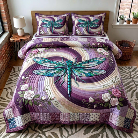 Serenity Wings 3-Piece Quilted Bedding Set GFTOTP19399