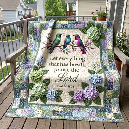 Blessed Blooms Quilted Blanket GFTOTP19429
