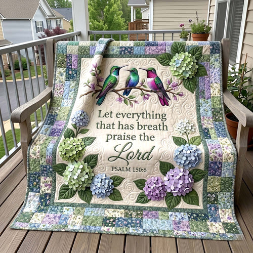 Blessed Blooms Quilted Blanket GFTOTP19429
