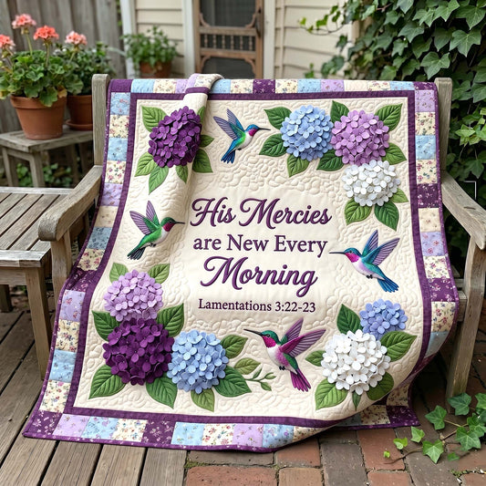 Blessed Blooms Quilted Blanket GFTOTP19430