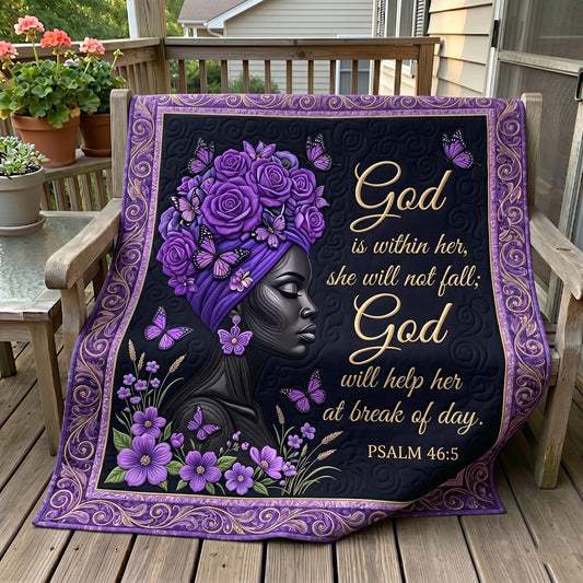 Faithful Queen Quilted Blanket GFTOTP19436