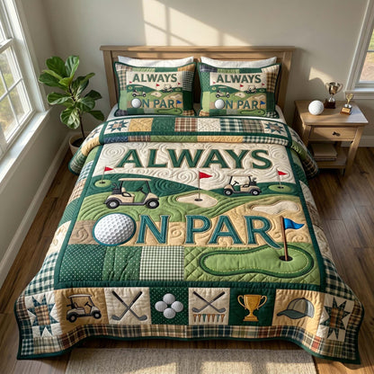 Swing Life 3-Piece Quilted Bedding Set GFTOTP19463