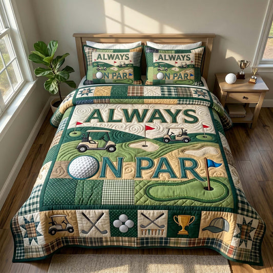 Swing Life 3-Piece Quilted Bedding Set GFTOTP19463
