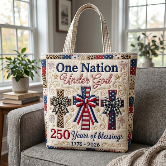 Faith Liberty Quilted Tote Bag GFTOTP19469